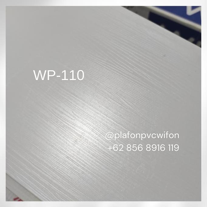 Plafon PVC WIFON WP-110 Plafon PVC Laminate Plafon PVC Putih Doff SMR