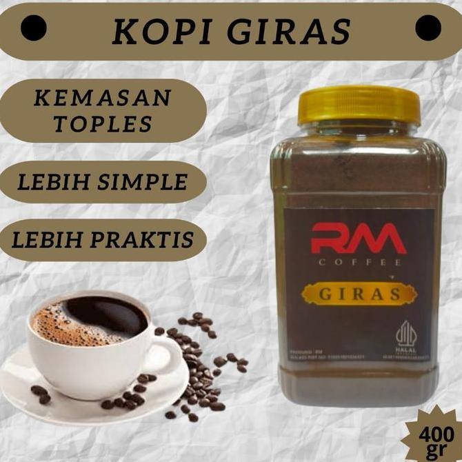 Kopi Bubuk Giras Special 400 Gram Kemasan Toples