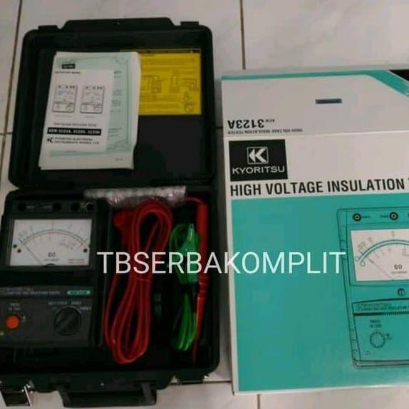 KYORITSU 3123A 3123 A Analog High Voltage Insulation Tester alat ukur