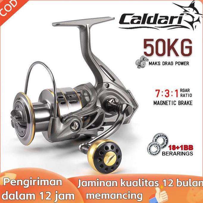 Metal Pancing Reel  Pancing Murah Jigging Reel Alat Ikan Laut