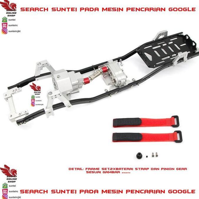 FRAME SET, CHASSIS SET FRONT GEARBOX SYSTEM SCX10 II ORIGINAL DAN TERPERCAYA