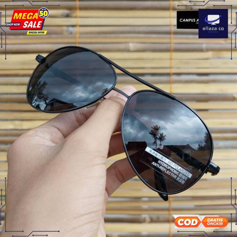 Cuci Gudang Kacamata Hitam Polarized Lens Paket Lengkap Kacamata Memancing Ikan / Kacamata Paser Ika