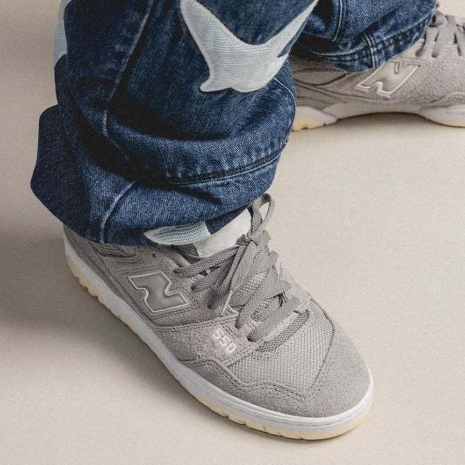 New  Sepatu Sneakers Pria New Balance 550 Slate Grey Original BB550PHD