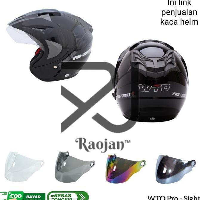 DR346 - Kaca helm WTO Pro Sight Visor helm WTO Pro Sight