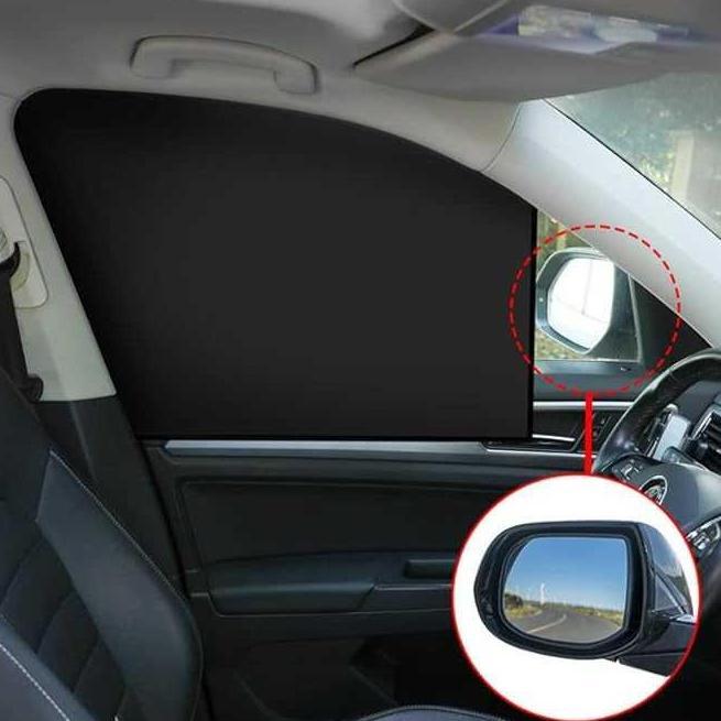 THETA Pelindung Panas Matahari Kaca Mobil Magnetic Penutup Kaca Samping
