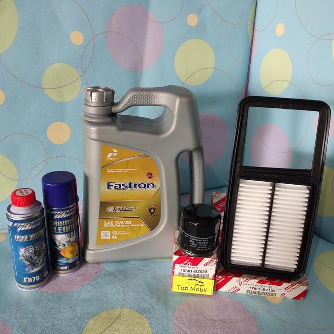 NEFERPITOU Paket service oli Pertamina Fastron Gold 5W-30 Agya Ayla 1200cc (5)