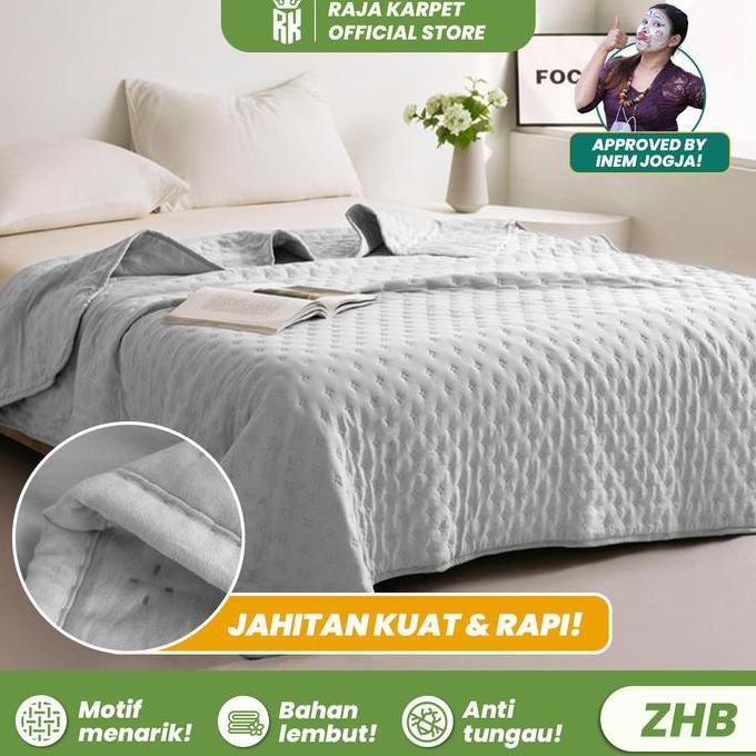 X Selimut Polos Halus & Lembut Bahan Kain Microtex & Dacron (Hanya Selimut)