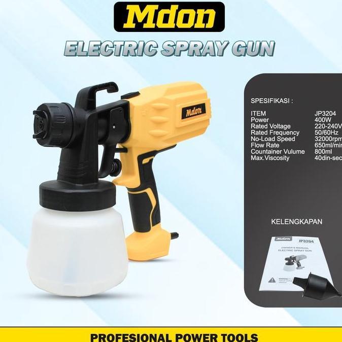 Promo Multipro Esp-800 Spray Gun Listrik Nozzle Kuningan Cod