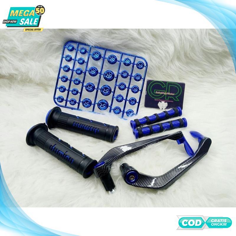 Berkualitas Cover Tutup Baut Probolt Impor Hangrip sisik plut Karet handle Proguard Carbon Besi Thai