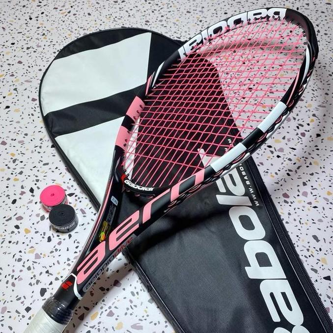 Promo RAKET TENIS BABOLAT AERO PRO DRIVE PINK KOMPLIT TAS + GRIP SIAP PAKAI COD