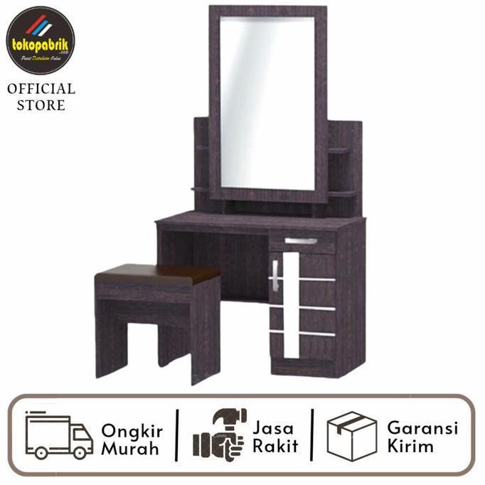 Meja Rias Kaca Sliding Minimalis Modern Murah Tegal Pekalongan Brebes