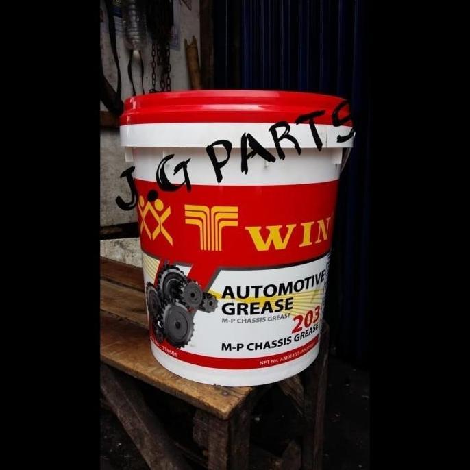 NEW CHASSIS GREASE/STEMPET/PELUMAS/GEMUK - WIN/TWIN 15 KG/ 1 Pail