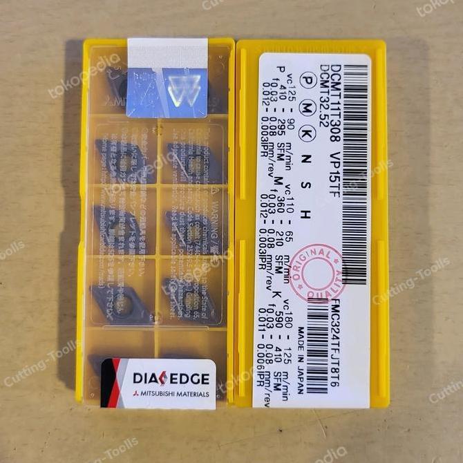 CIKUCHI Insert DCMT 11T308 VP15TF Mitsubishi Original - DCMT 11T308 Bubut