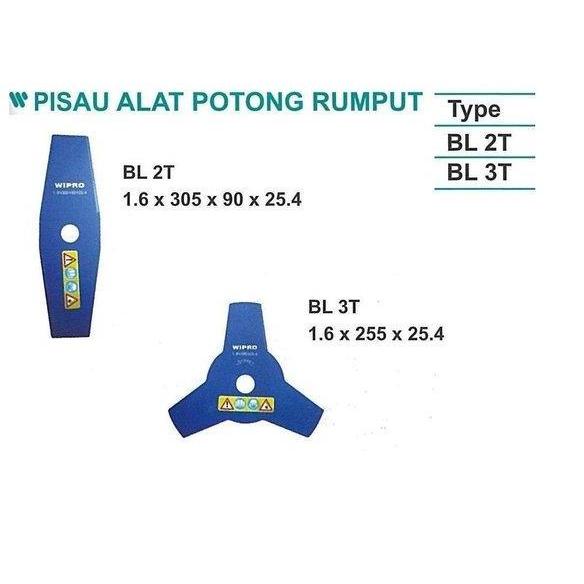 AXER Pisau Alat Potong Rumput 2 mata BL2T atau 3 mata BL3T Wipro