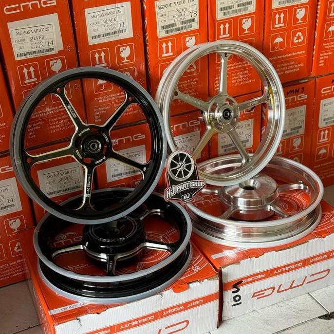 DAIKAKU velg cmg x mode 505 full cnc vario 125/150  beat genio vario 110 beat karbu velg cmg x mode 