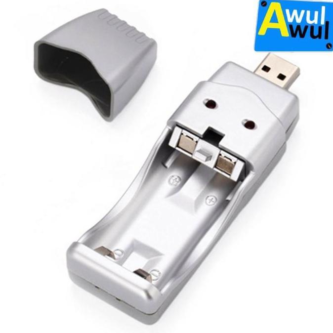 NORTON Cas Baterai AA / AAA Port USB 2 Slot | Battery Travel Charger