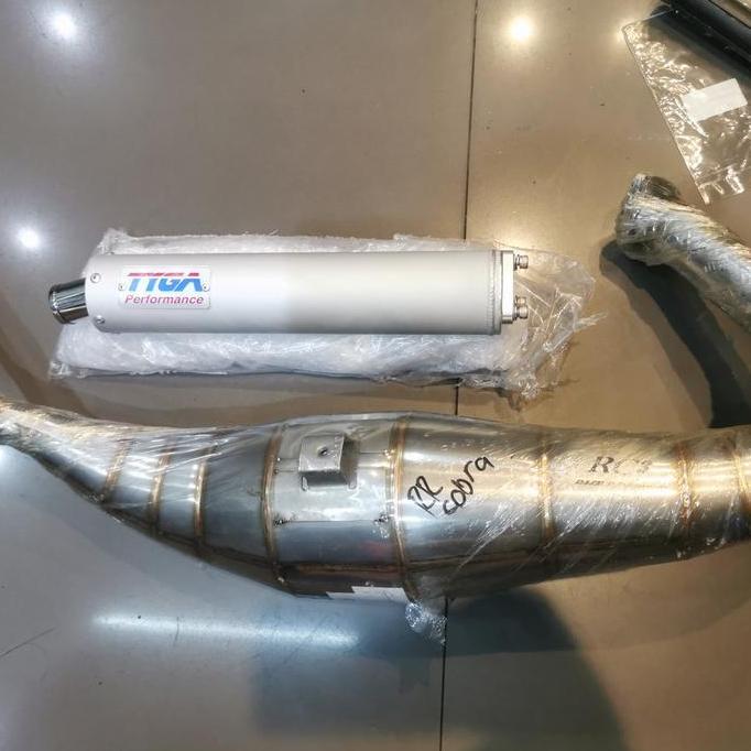 DIREWOLF knalpot racing krr ninja r rc3 bahan stainles chamber + tyga silencer