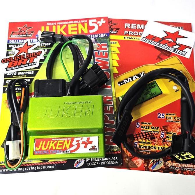 DIREWOLF ECU BRT ECU JUKEN 5 5++ Plus Plus & KABEL BLUETOOTH Ecu Juken SUPRA X 125 FI HELM IN & BLAD