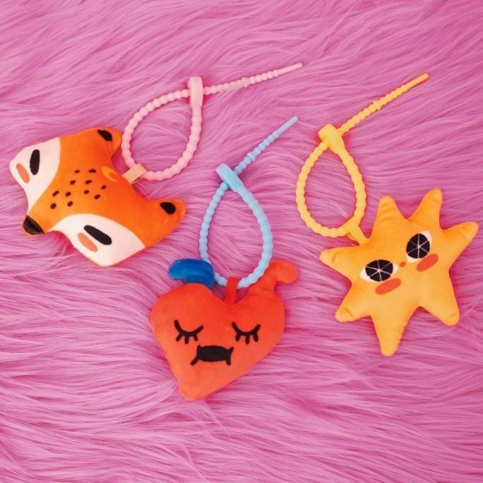 Liunic on Things Plushie Keychain