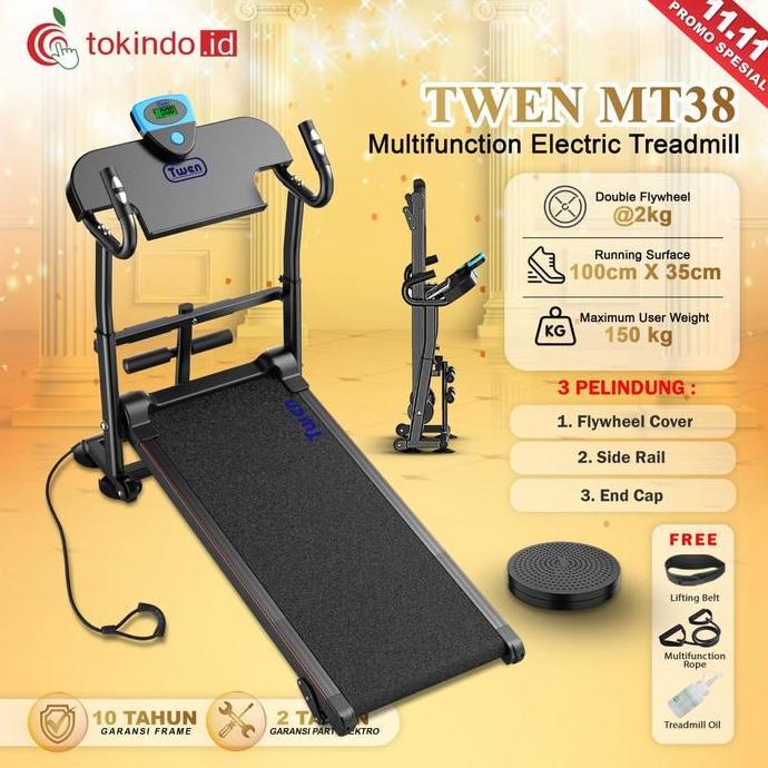 Twen Mt31 Mt38 Treadmill Tanpa Listrik Treadmill Manual Treadmill Multifungsi Treadmill Lipat Alat O