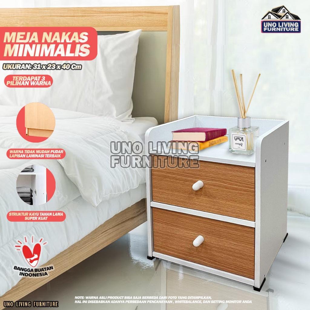 Nakas Minimalis Nakas Kayu Meja Nakas Mini Bedside Table Meja Kamar Tidur Minimalis Meja Nakas Porta