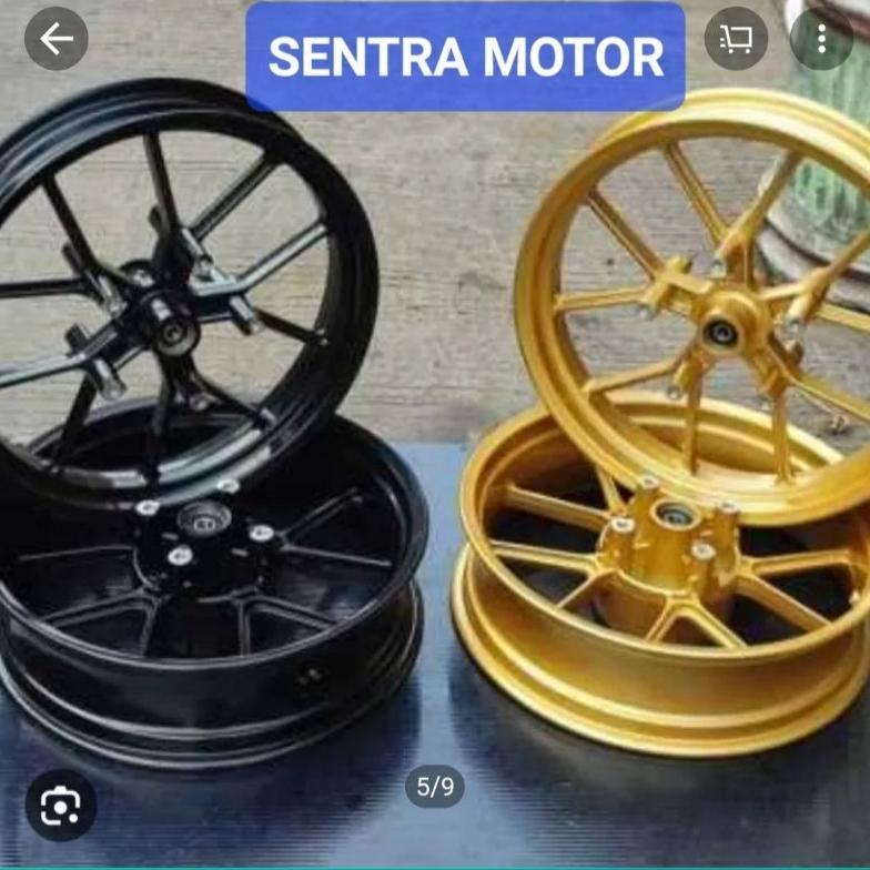 Velg Racing CBR 150 new V ROSSI cobra 300/45017 tersedia warna gold dan hitam