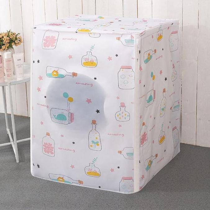 TERLARIS TERBARU  PENUTUP MESIN CUCI BUKAAN DEPAN 391 B BAHAN PEVA PENUTUP MESIN CUCI BUKA DEPAN