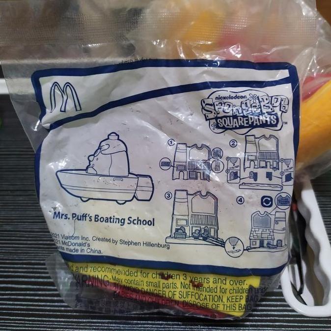 Mrs Puff Boating School - Spongebob SquarePants - Happy Meal MC Donald