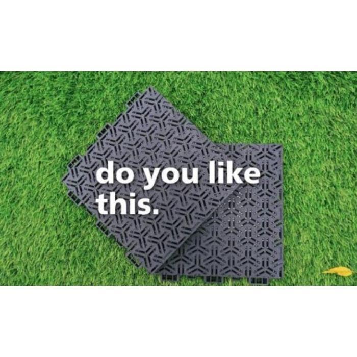 gfd-6 Drainase sell alas rumput sintetis 1 meter x 1 meter tebal 1,5 cm Murah