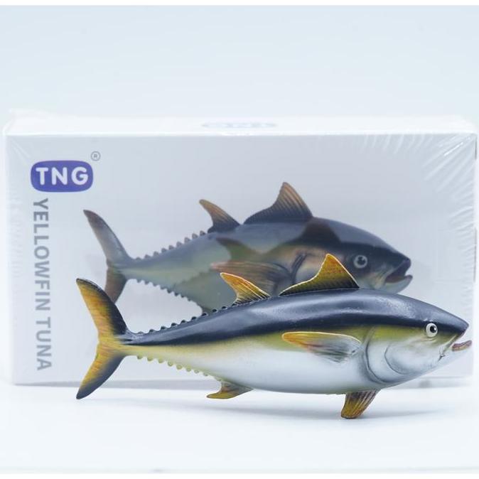 TNG YELLOWFIN TUNA Thunnus Albacares Tuna Sirip Kuning Madidihang Mainan Ikan Fish Figure Binatang M