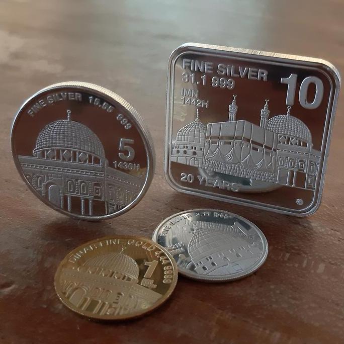 OKA_VARINI - KOIN PERAK 5 DIRHAM KHAMSA BERSERTIFIKAT ANTAM 14,875G FINE SILVER