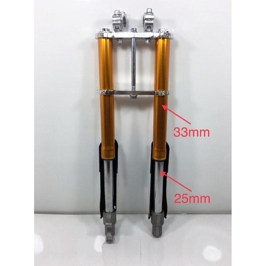 genivalezz - shock depan up side down mini trail 50cc 2t mesin tarik - motorcycle