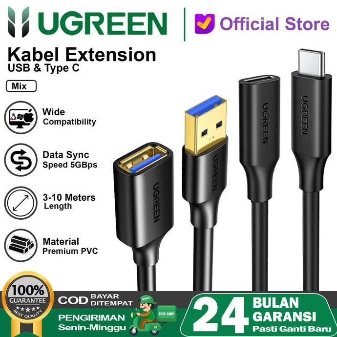 USB 3.0 Extension Female To USB A & USB C,USB C To USB C Female