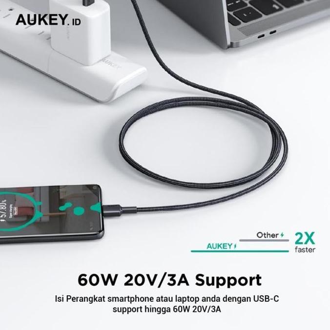 Aukey CB-CD37 USB C To C 3A 3M (NO PACKING & NO WARRANTY)