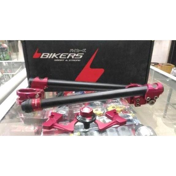 Stang jepit bikers ninja 250 fi ninja 250 karbu stang jepit set biker