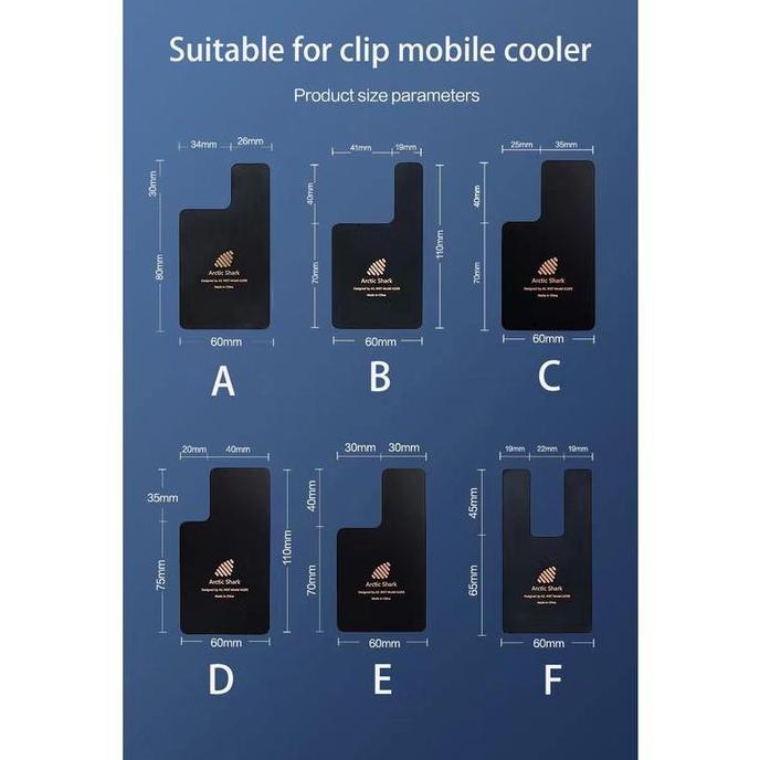 Coolershop -  Arctic Shark Heatsink Graphene Copper Pad Pendingin HP