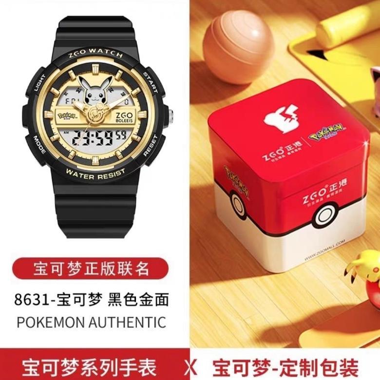Jam Pokemon Pikachu Watch Original ZGO Tahan Air