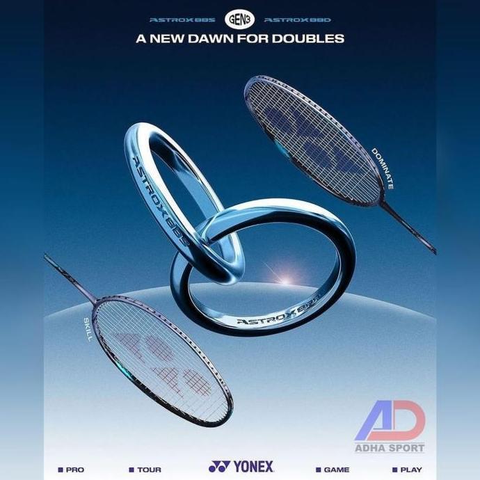NEW Yonex Astrox 88S / 88D Tour 3rd Generation Raket Badminton Bulutangkis Original