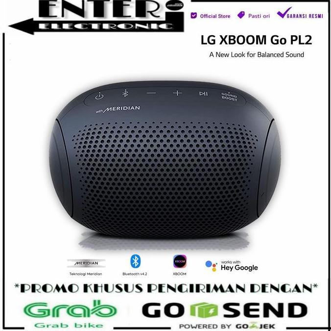LG XBOOM PL2 - SPEAKER PORTABLE BLUETOOTH LG XBOOM GO WITH MERIDIAN