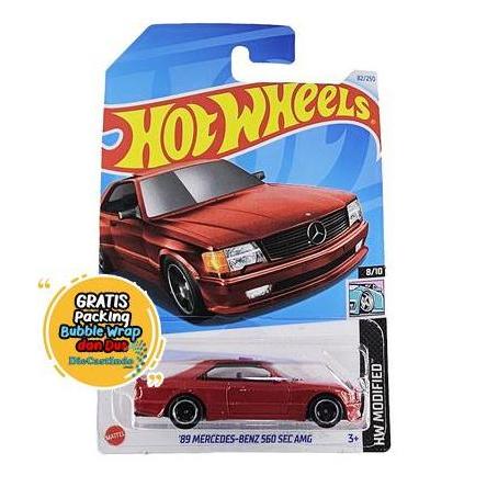 Hot Wheels / HotWheels Mercedes Benz 560 SEC AMG Merah