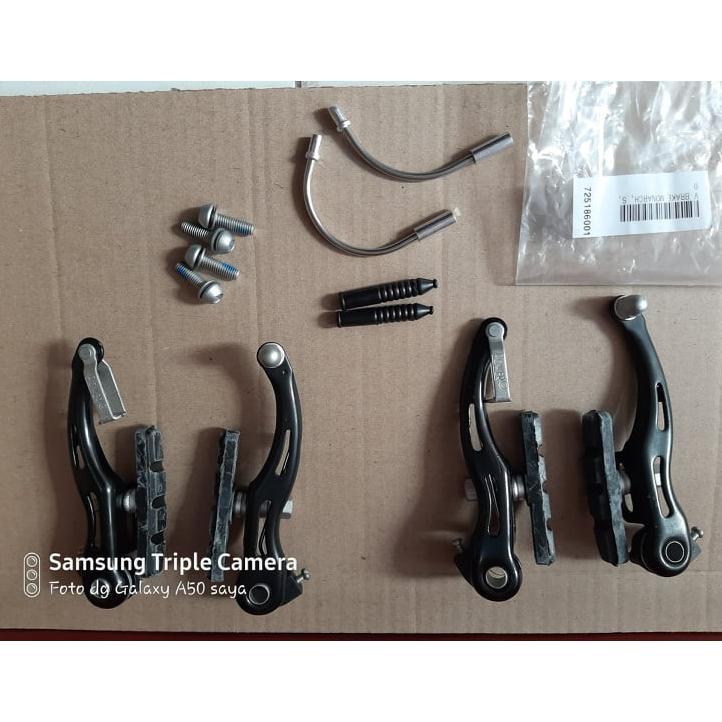 New REM V Brake / REM VBRAKE SET POLYGON MONARCH Sepeda FEDERAL MTB CTB BMX SEPEDA LIPAT