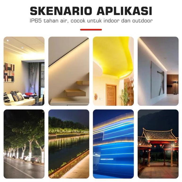 Jaroomstorages Sr-32 Neon Flex 220V Permeter / Lampu Led Neon Sign Led Selang Neon Flex Ac 220V Led 