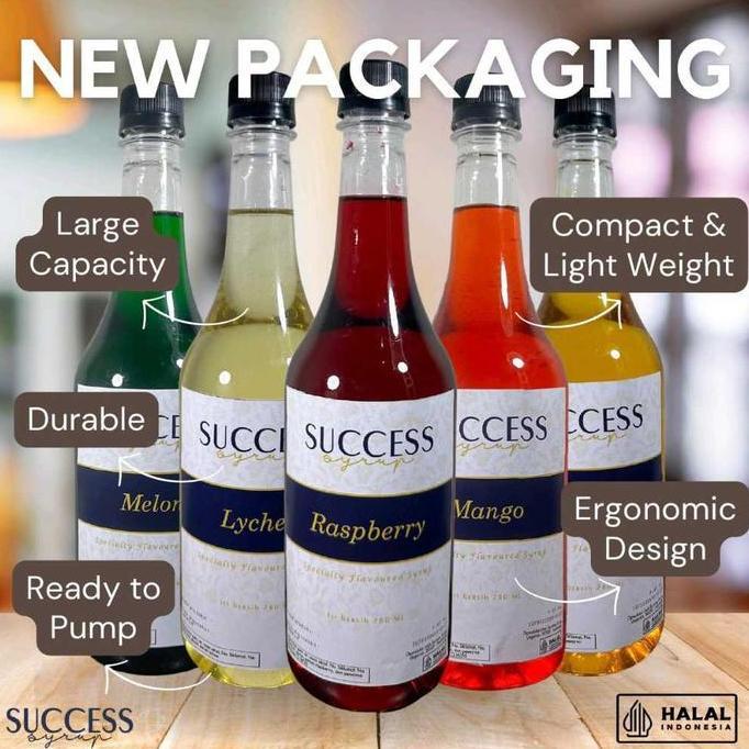 Cof3 Sirup Succes 780 Ml Aneka Rasa All Variant Sirup Kopi Dan Teh Perasa Minuman Botol Dari Plastik