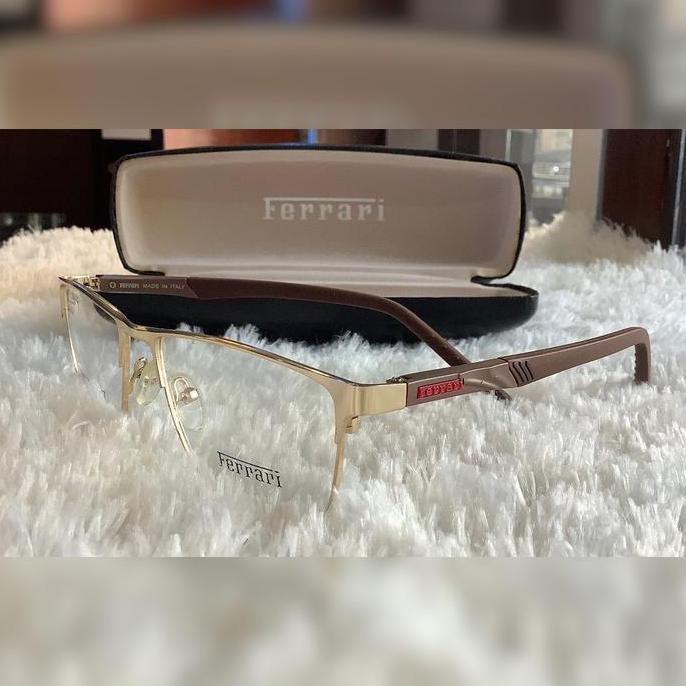 FRAME FERRARI - KACAMATA BESI - KACAMATA BOR - FERRARI - FRAME PLASTIK - KACAMATA FERRARI - FRAME KA