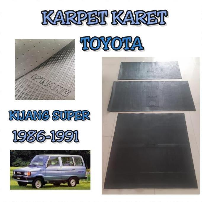 karpet karet alas lantai mobil kijang super full set