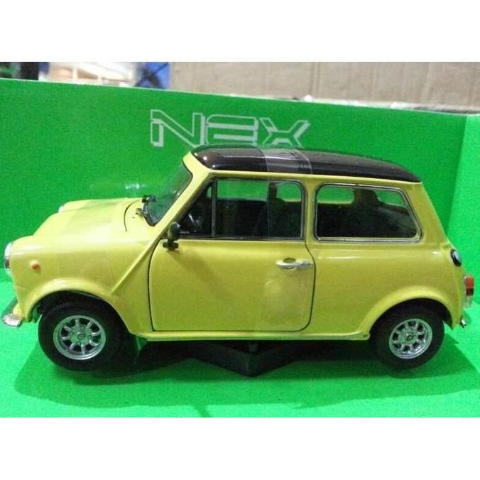 Nex Welly - Mini Cooper 1300 Skala 1:24 Kuning