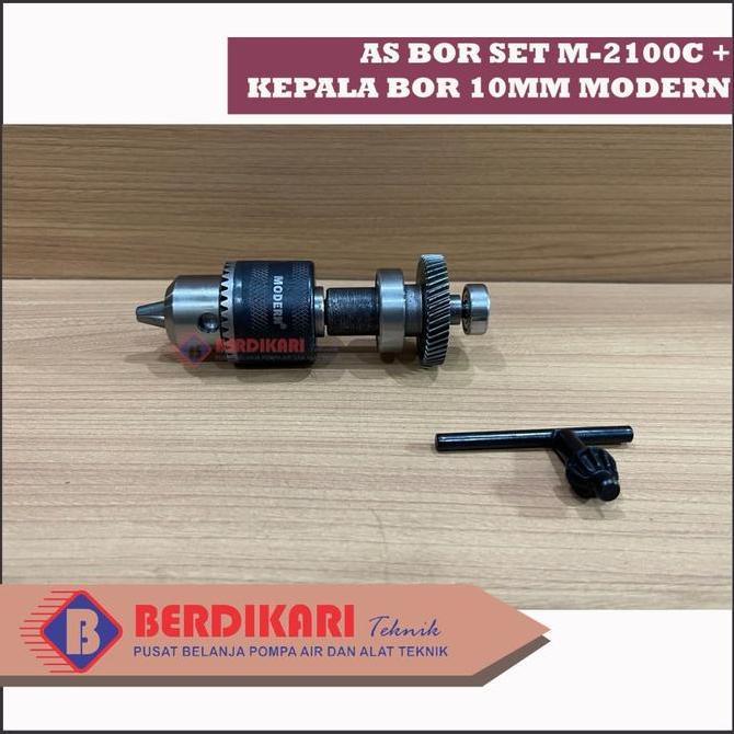 As Bor M 2100 C M2100C M-2100C M 2100C Modern + Kepala Bor Modern 10mm