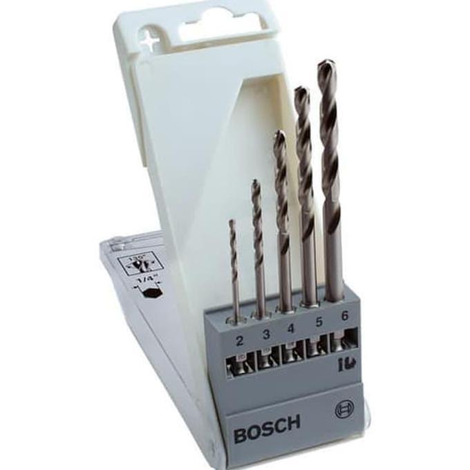Mata Bor Set Besi 5pcs Bosch 1/4"