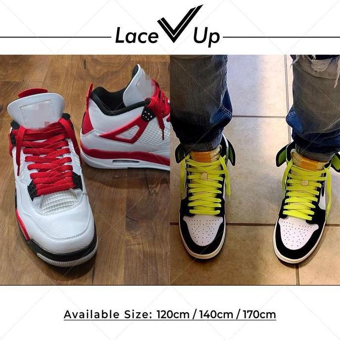 Tali Sepatu Flat 8mm Basic Color 3 (AJ, AF, Dunk)