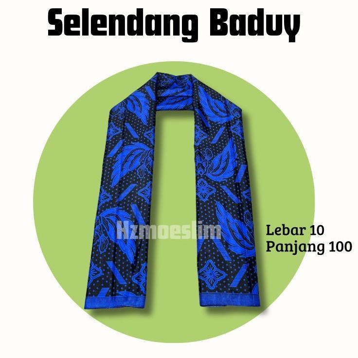 Selendang Slayer Ikat Segitiga Iket Etnik Baduy Ikat Kepala Baduy Ikat Kepala Sunda